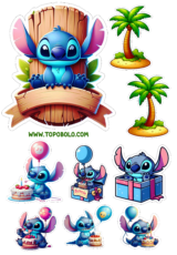 stitch topo de bolo de aniversário para imprimir3