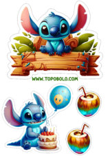 stitch topo de bolo de aniversário para imprimir7