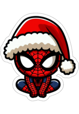 Imagens de natal homem-aranha com gorro do papai noel1