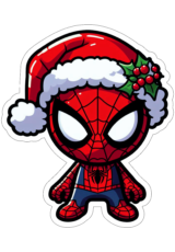 Imagens de natal homem-aranha com gorro do papai noel2