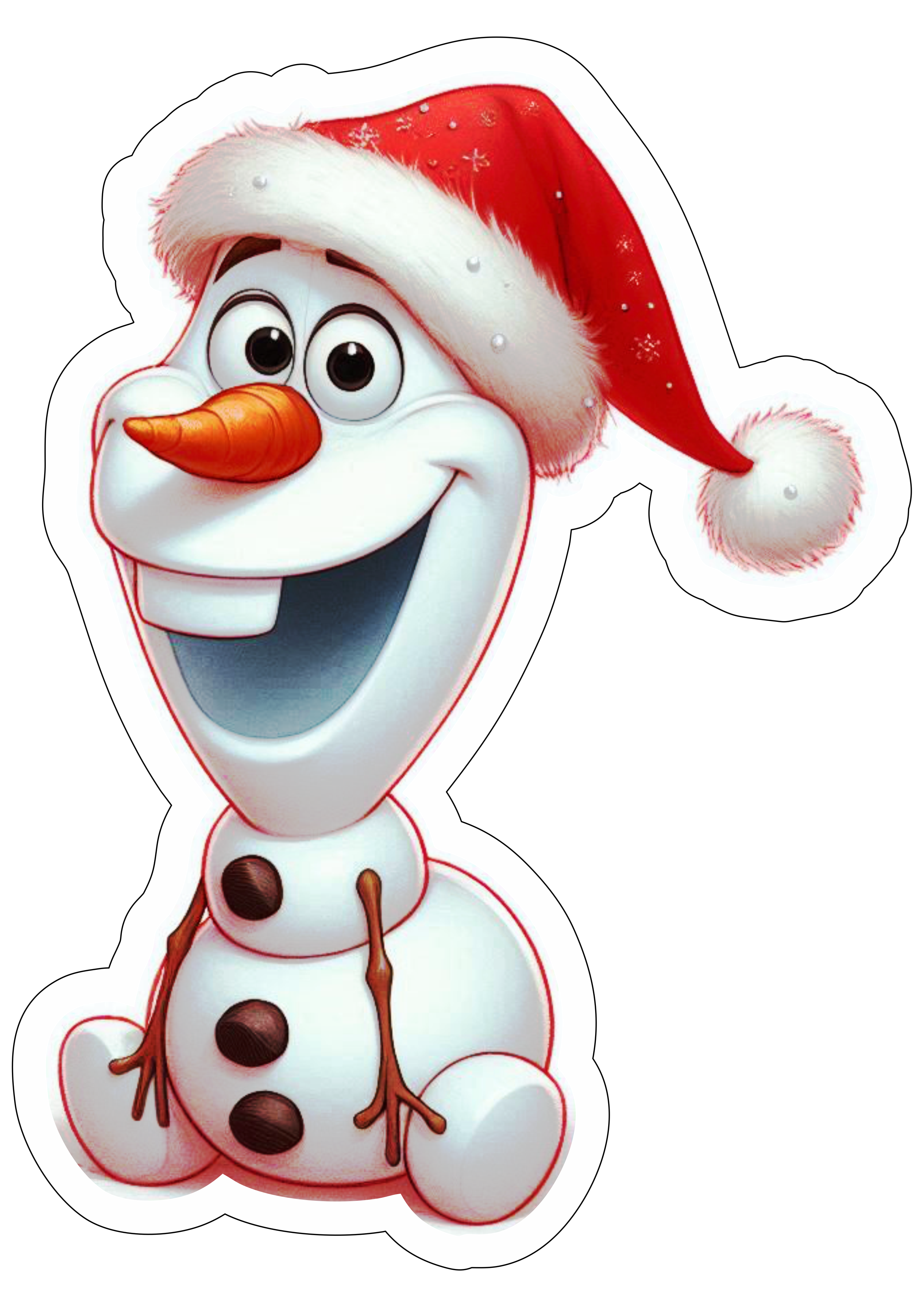 Boneco de neve Olaf imagens de natal Frozen png