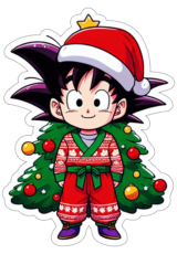 imagens de natal dragon ball3