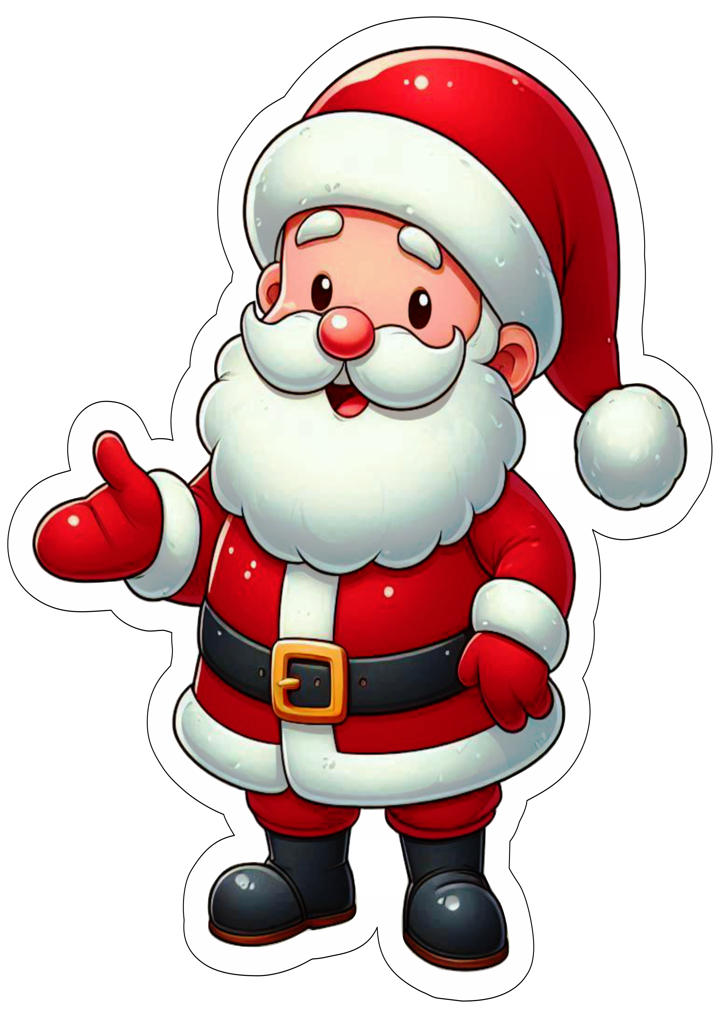 Papai Noel desenho simples png