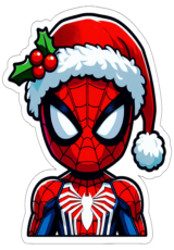 Imagens de natal homem-aranha com gorro do papai noel4