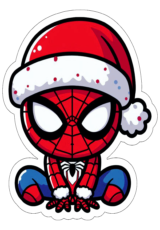 Imagens de natal homem-aranha com gorro do papai noel5