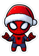 Imagens de natal homem-aranha com gorro do papai noel7