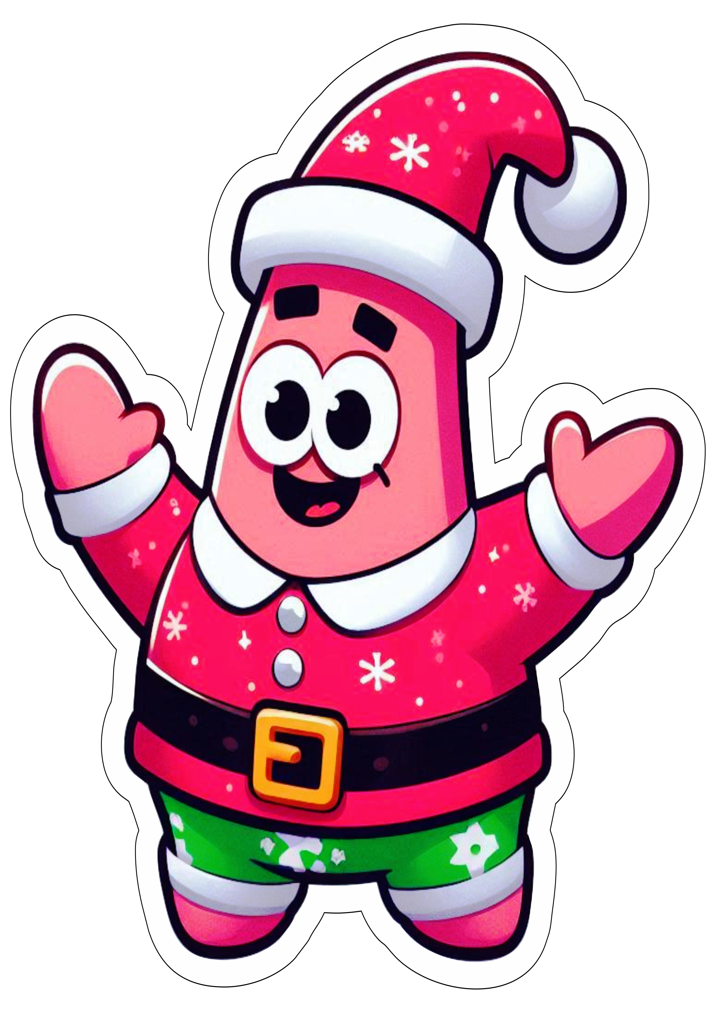 Bob Esponja calça Patrick Estrela quadrada desenho simples decoração de natal papelaria criativa png