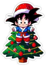 imagens de natal dragon ball4