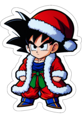 imagens de natal dragon ball6