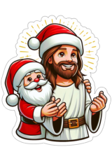 imagens de natal jesus cristo com gorro do papai noel7