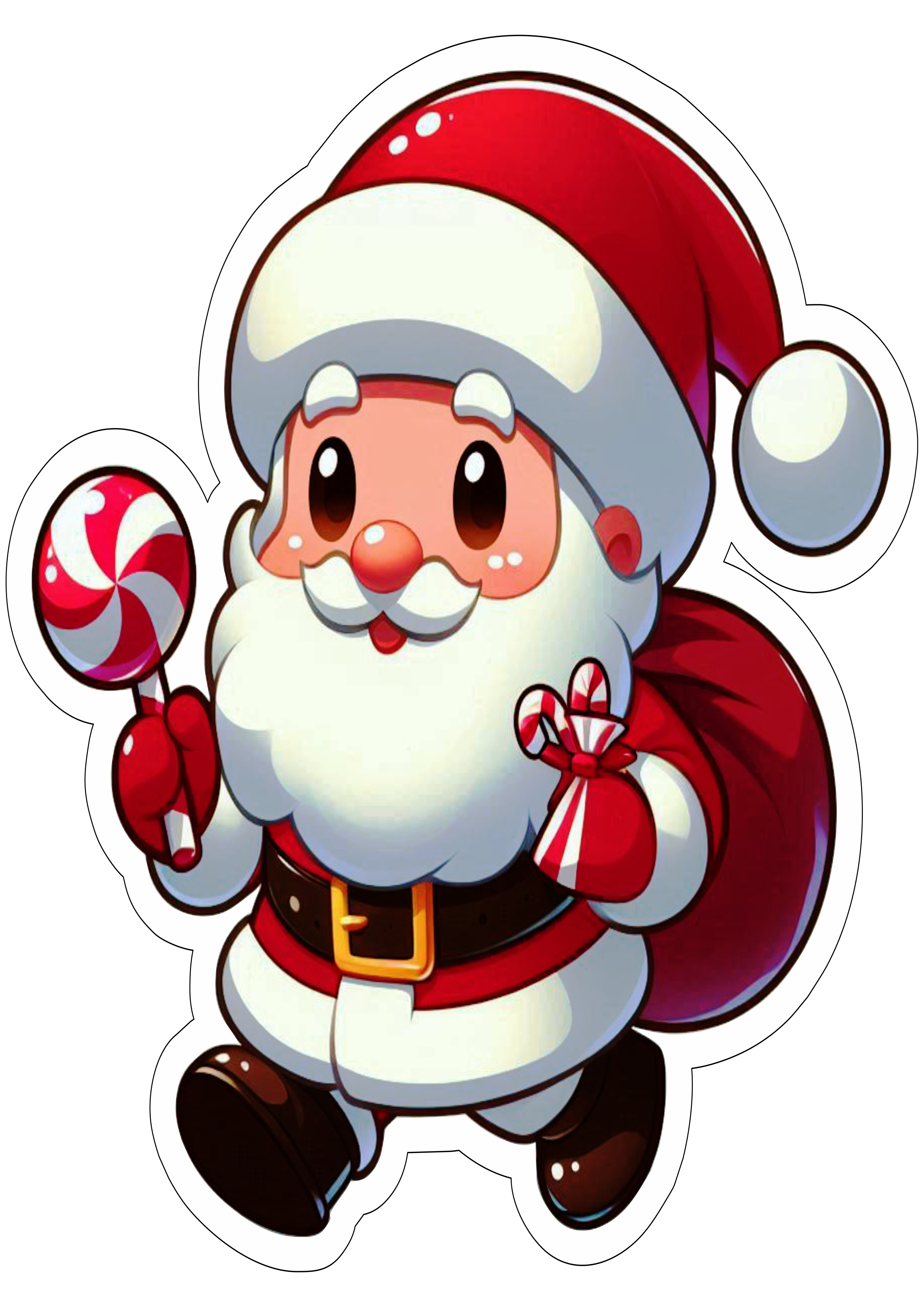 Feliz natal imagens de Papai Noel desenho simples png