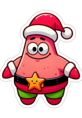 patrick  com roupa de natal