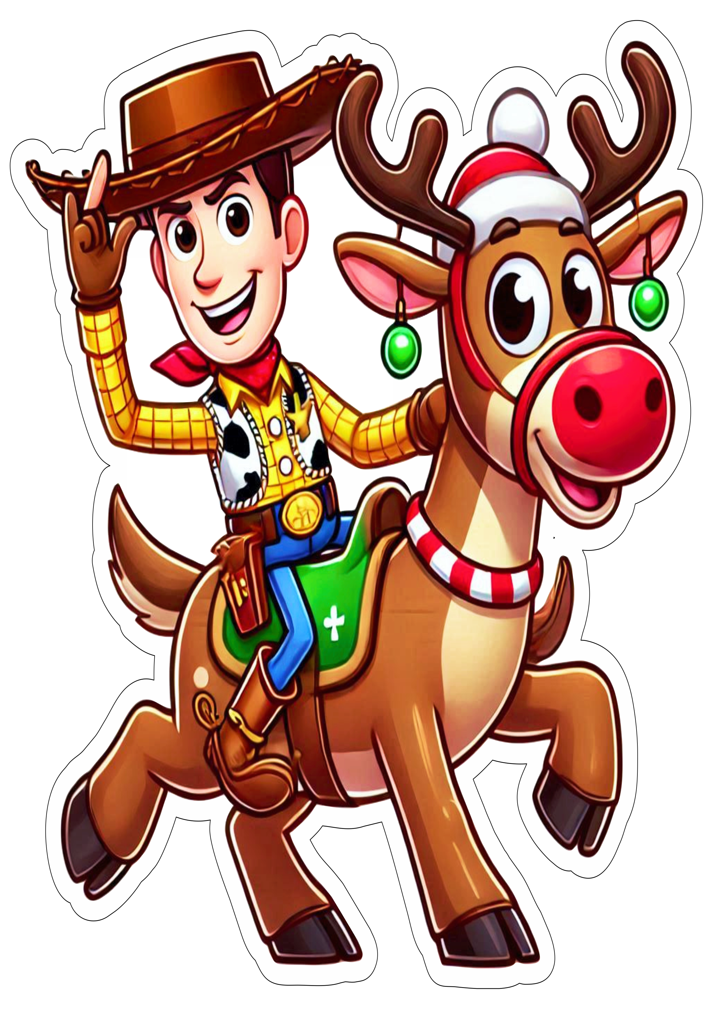 Toy story especial de natal desenho infantil png