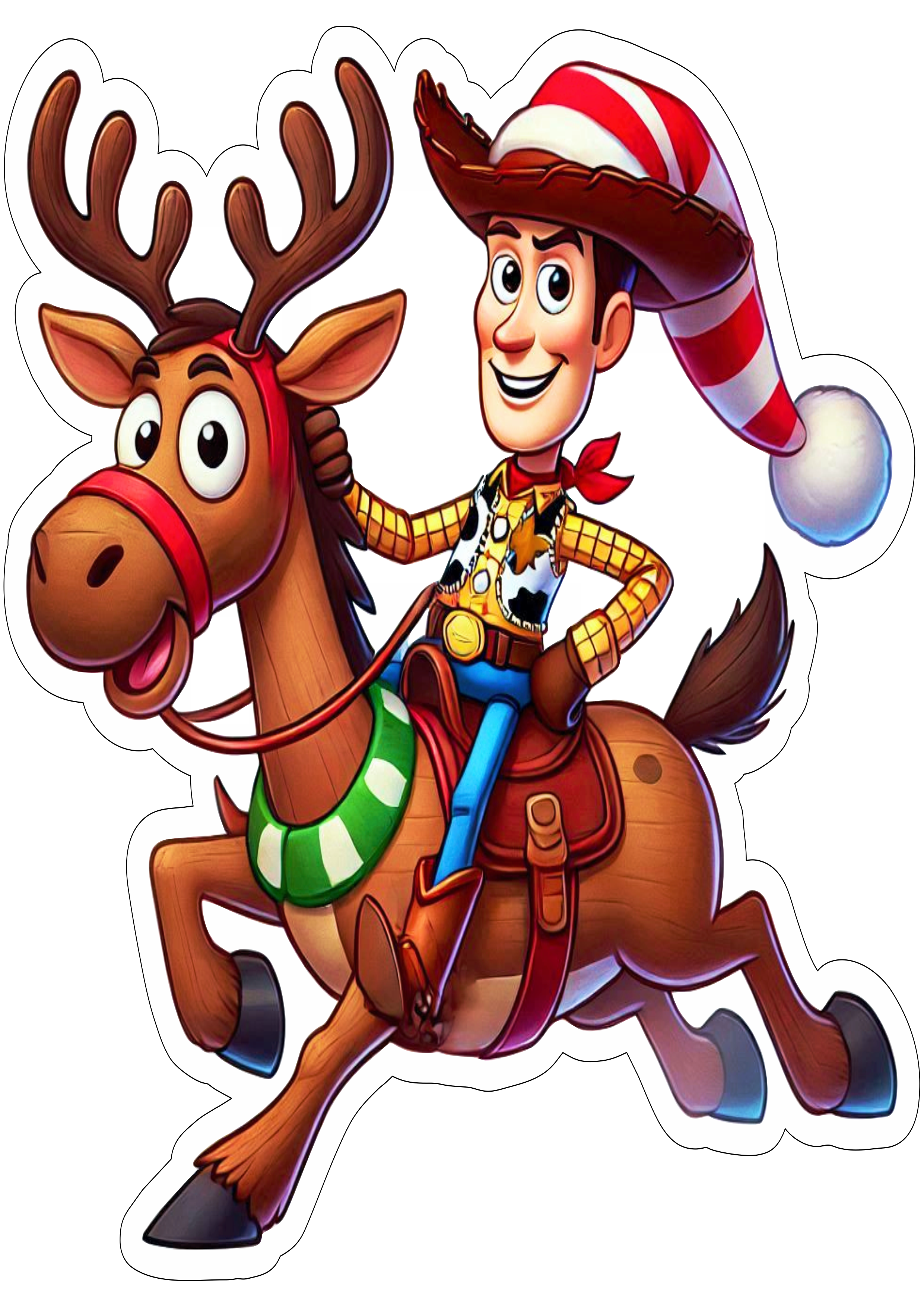 Toy story especial de natal desenho infantil xerife woody png