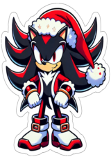 shadow sonic the hedgehog cartoon natal desenho simples