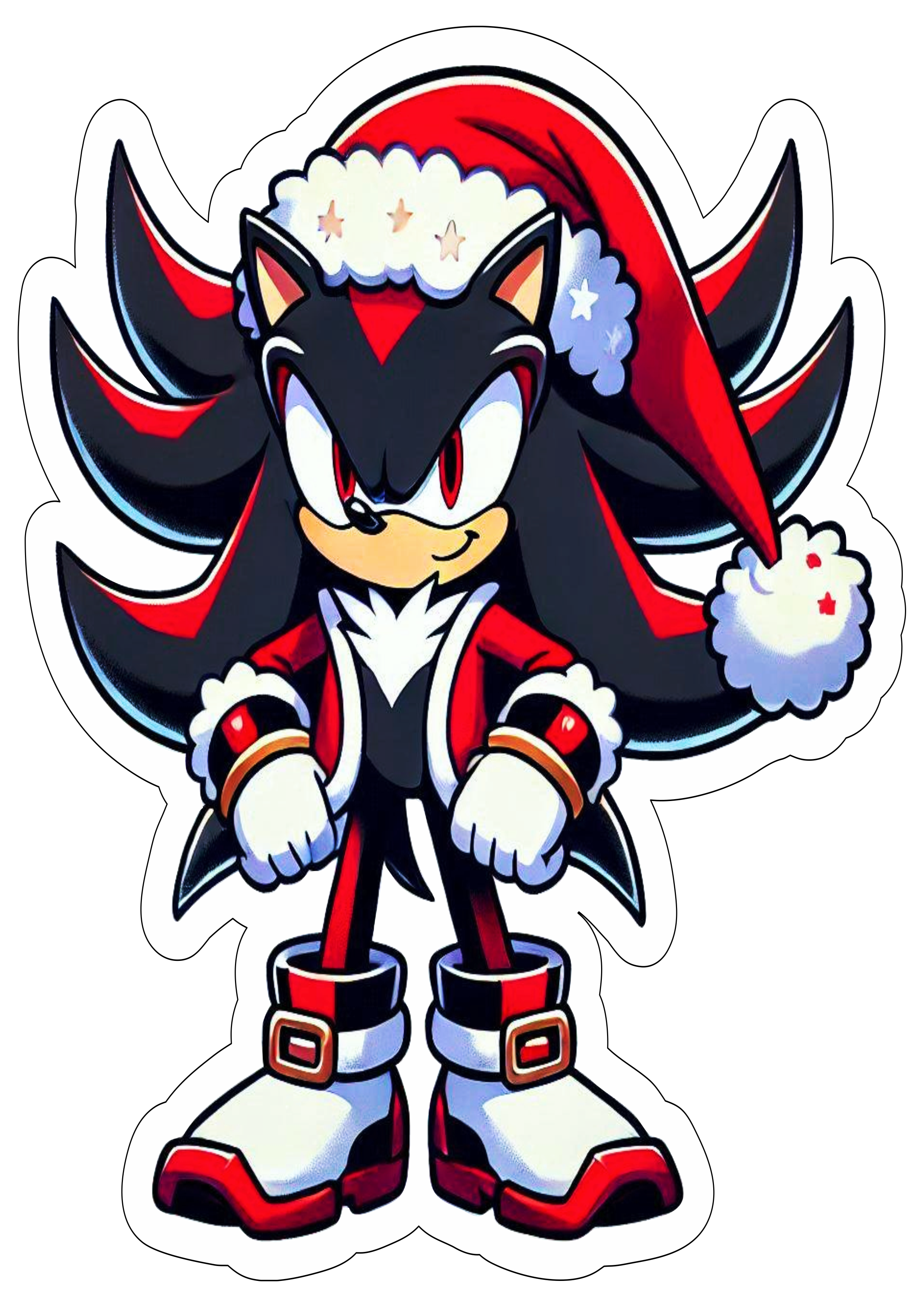 Shadow the hedgehog Sonic desenho simples Natal natalino natalina png