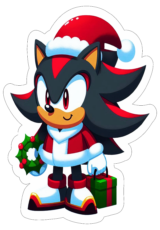 shadow sonic the hedgehog cartoon natal desenho simples1