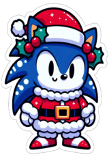 sonic decoração de natal1