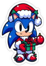 sonic decoração de natal2