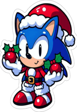 sonic decoração de natal3