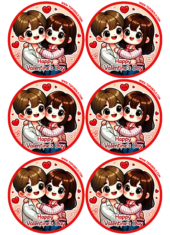 round sticker happy valentine’s day7