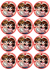 round sticker happy valentine’s day8