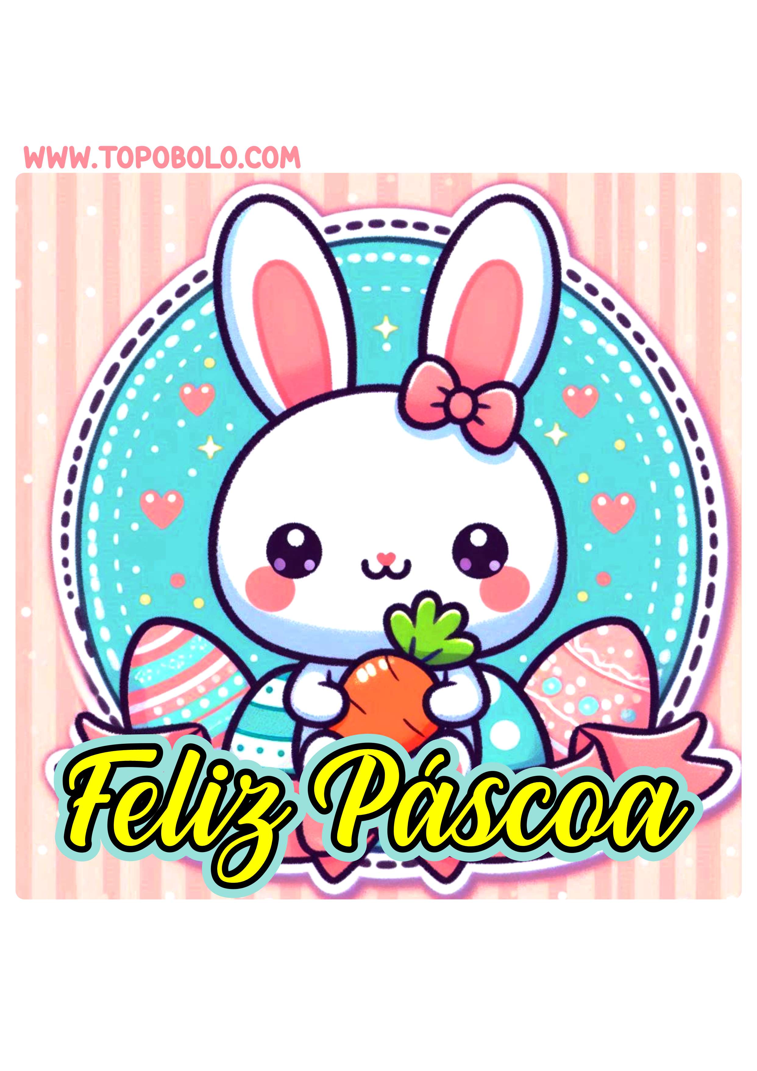 Feliz páscoa imagem fofinha para adesivos rosa e azul coelhinho da páscoa tags sticker quadrado artigos personalizados png