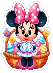 desenhos de páscoa minnie mouse cartoon