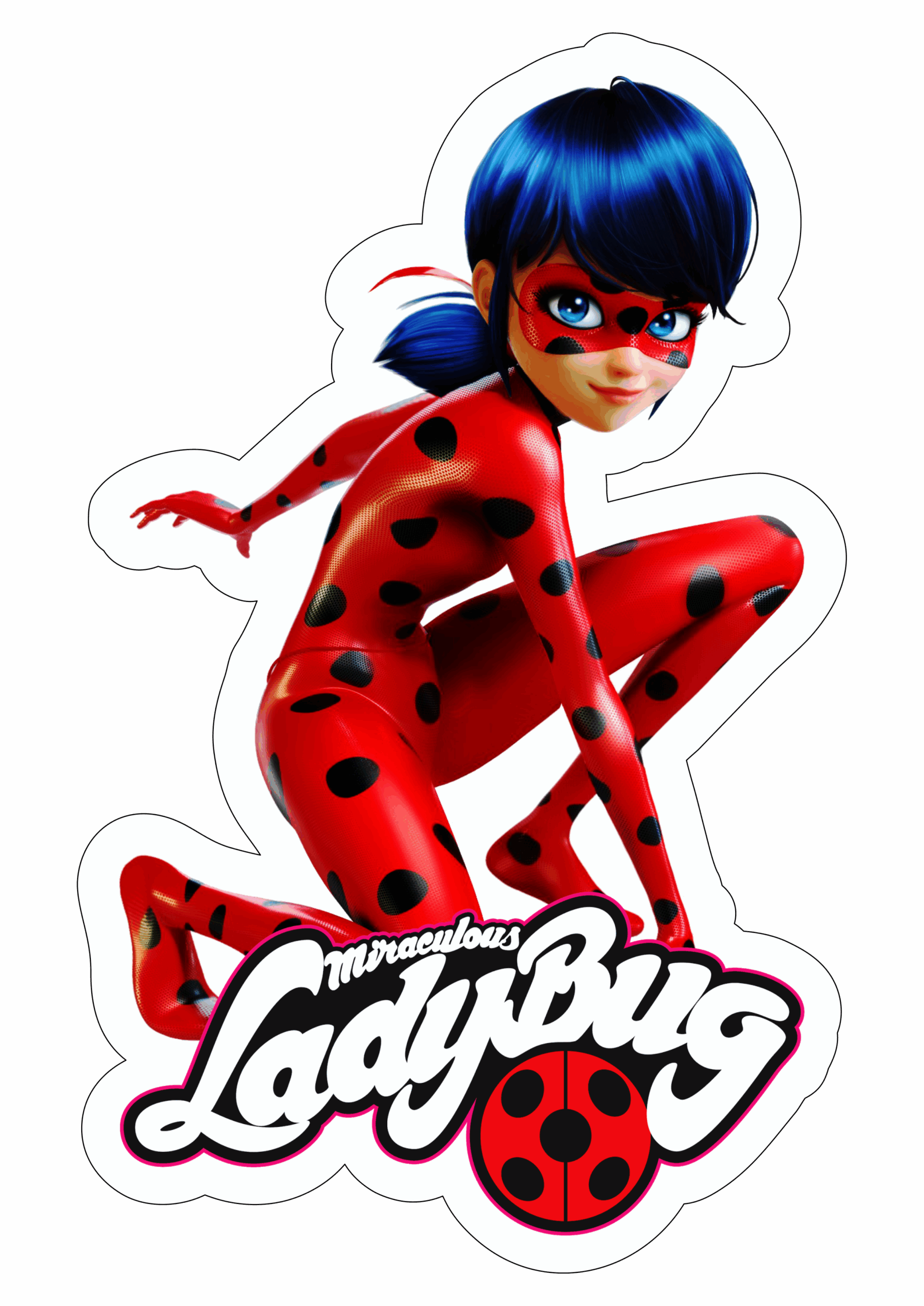 Ladybug Miraculous centro de mesa png
