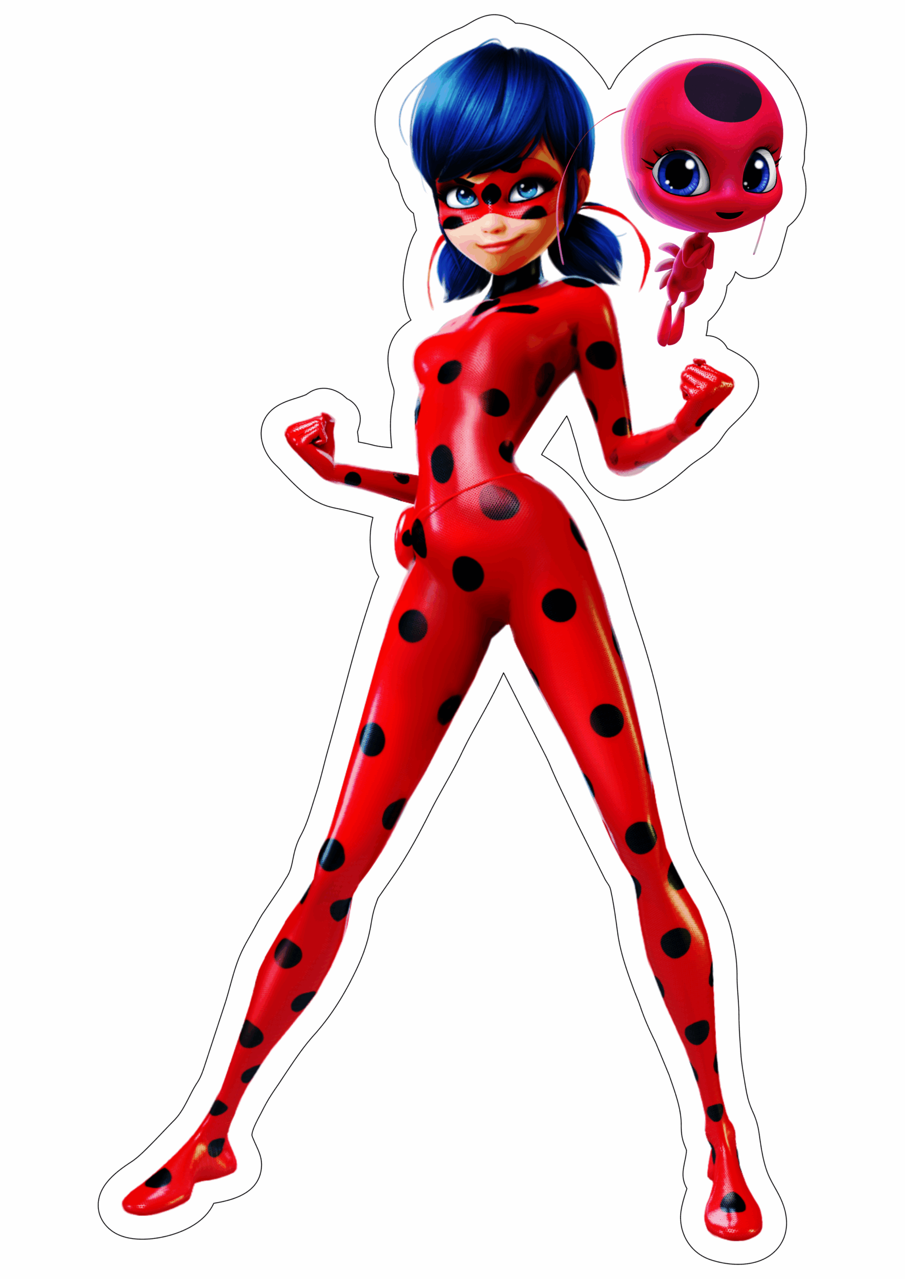 Ladybug Miraculous centro de mesa desenho infantil png