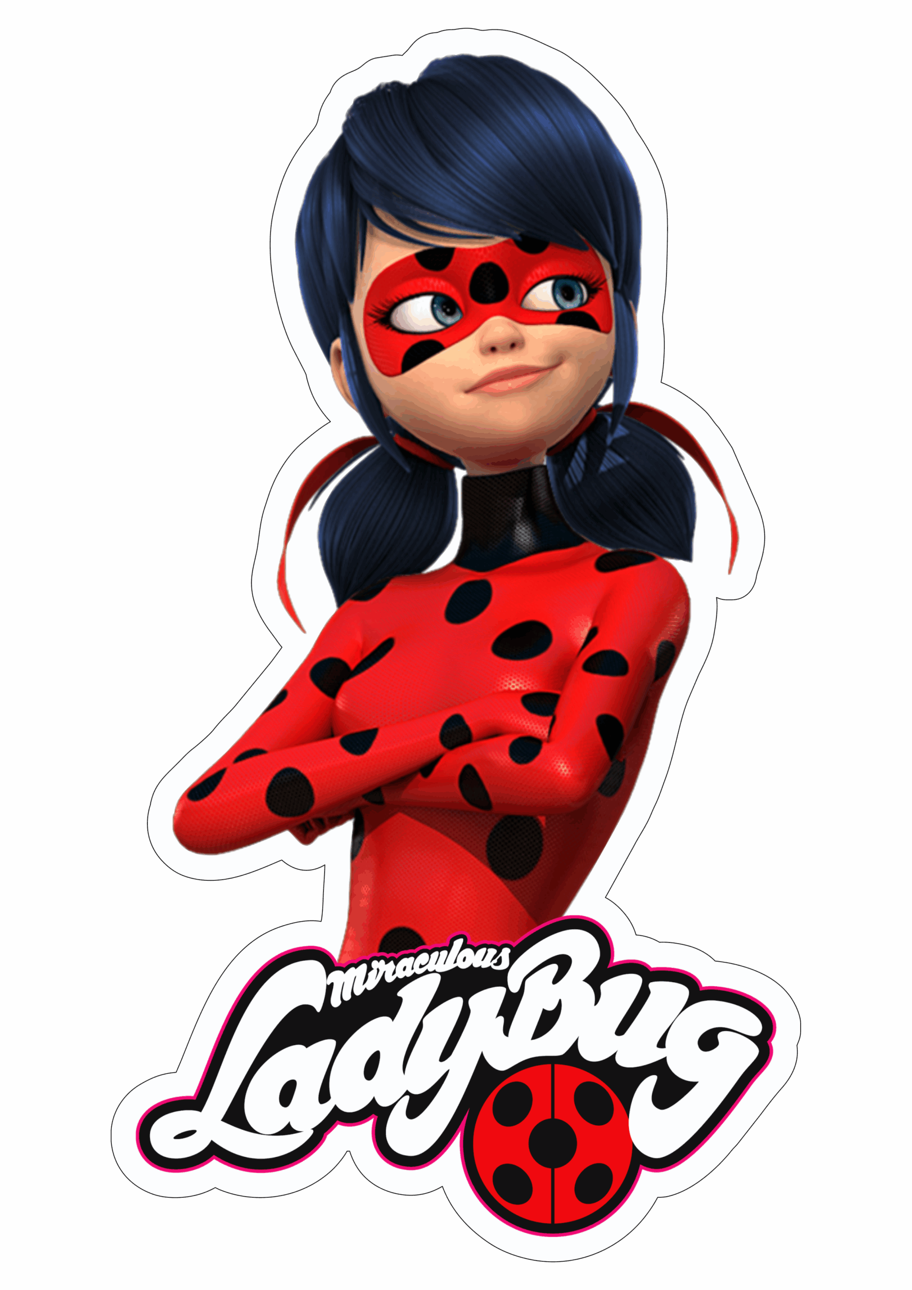 Ladybug Miraculous centro de mesa desenho infantil artwork png