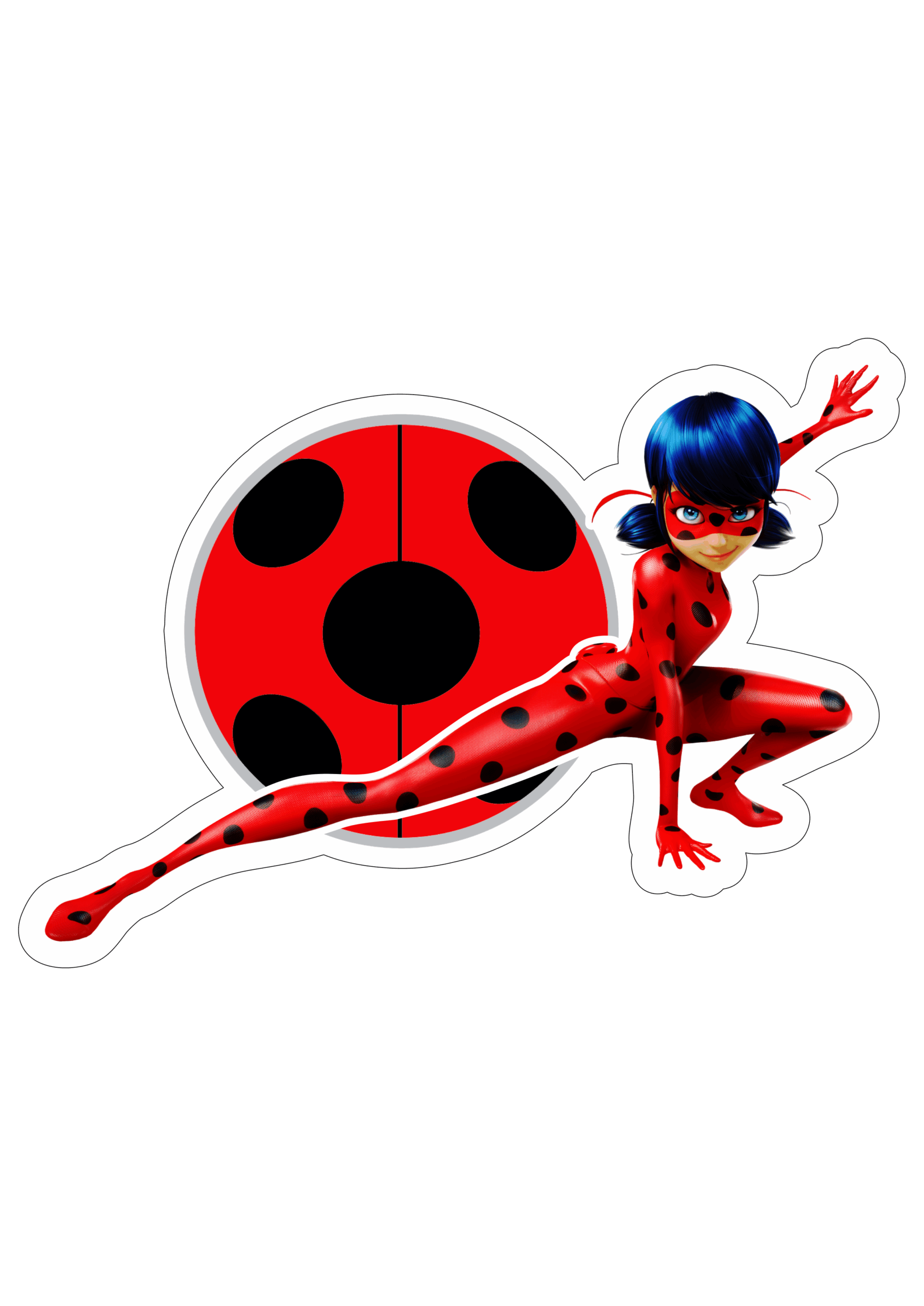 Ladybug Miraculous centro de mesa desenho infantil artwork logo png