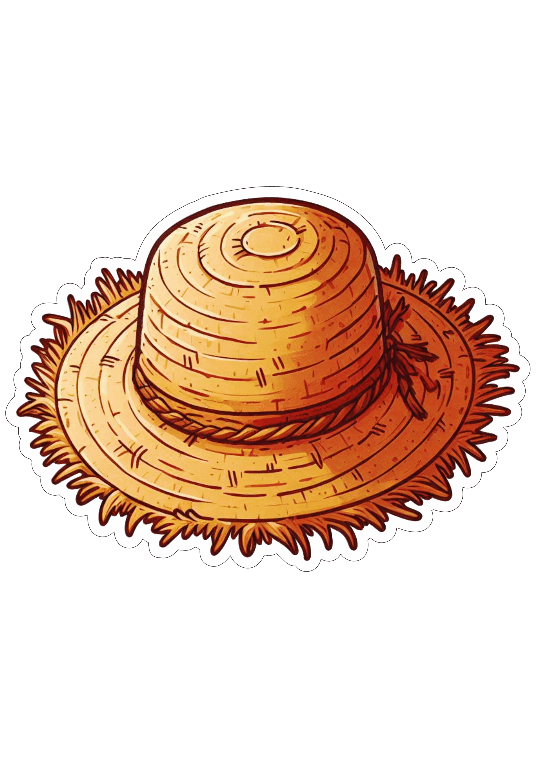 Chapéu de palha São João festa junina png