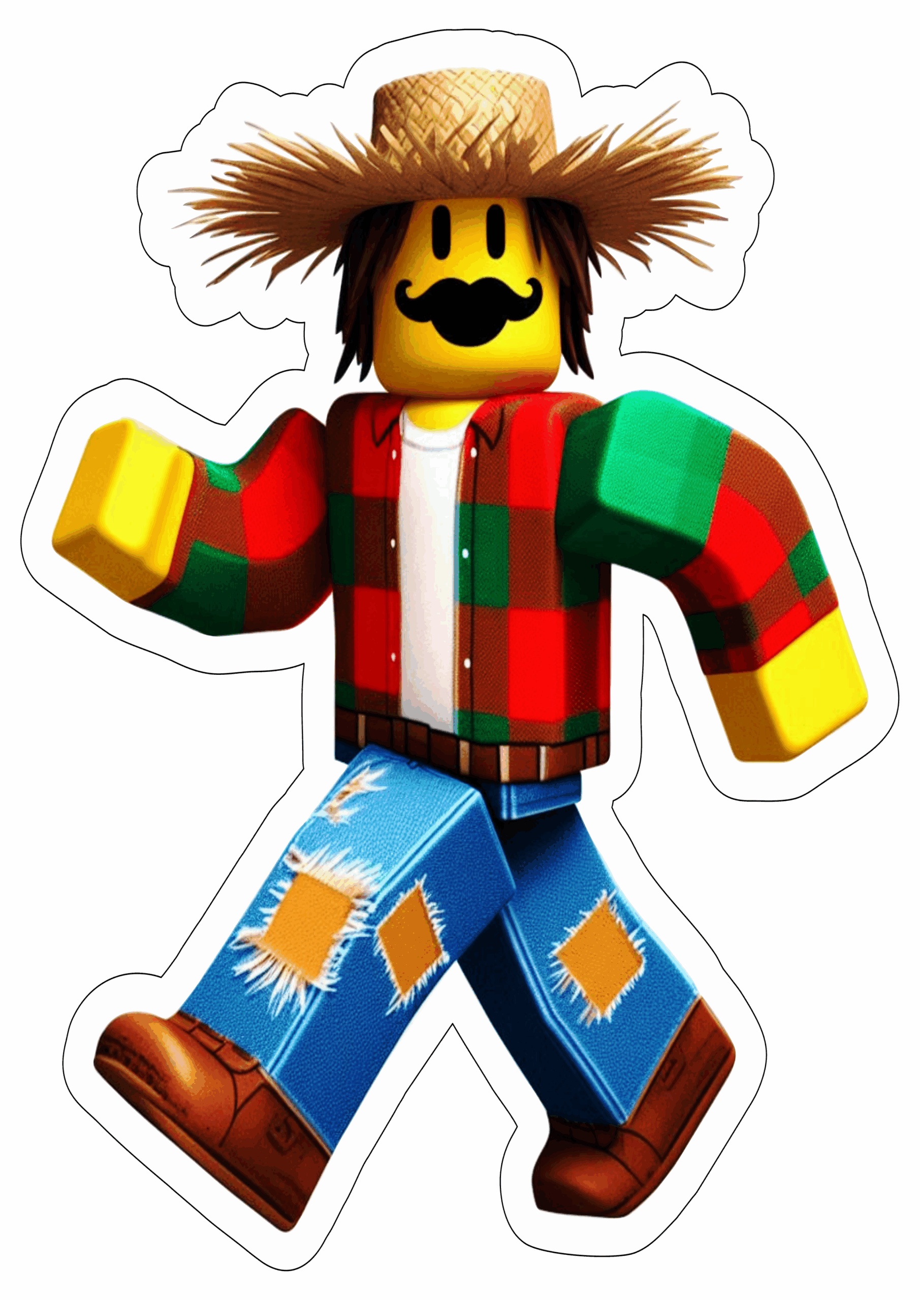 Roblox imagens engraçadas de games São João Festa Junina fundo transparente clipart vetor png