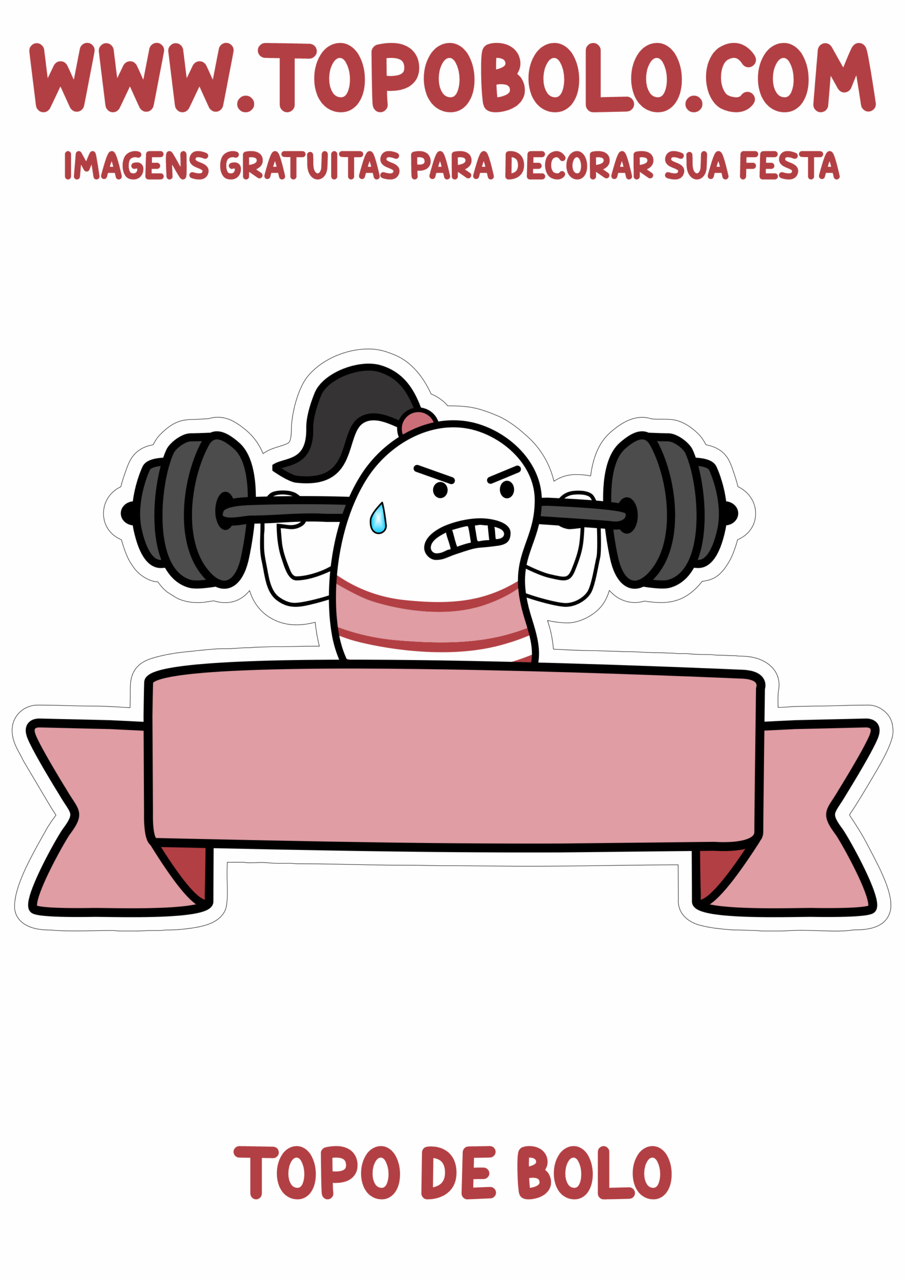 Flork of cows topo de bolo memes de academia figurinha engraçada mulher marombeira rosa pink png