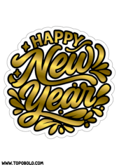 happy new year 2026 golden