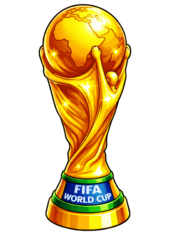 trophy world cup 2026 illustration fifa