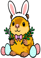 imagens de páscoa capivara com ovos de páscoa bichinho