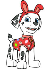 patrulha canina imagens de páscoa marshall