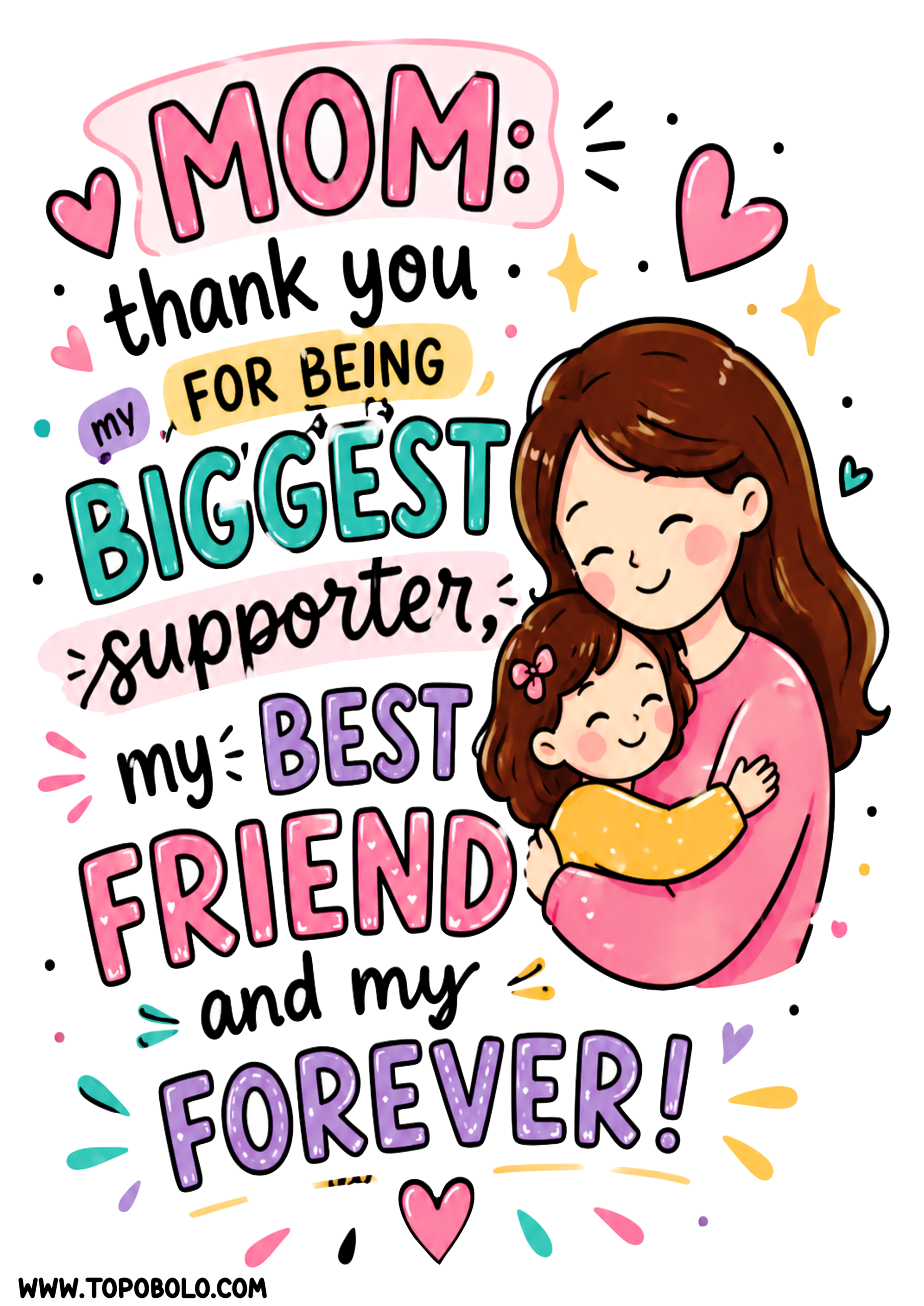 Happy mothers day free quotes printable decoration party clean background png