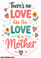 there is no love like the love of a mother