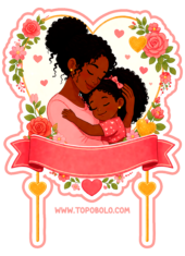 cake topper red happy mothers day black cute image
