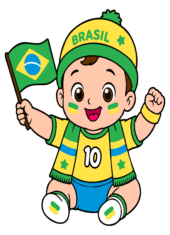 copa do mundo bebezinho torcedor do Brasil