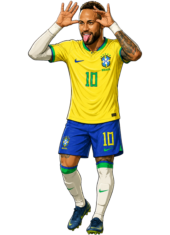 Neymar Jr jogador da seleção brasileira copa do mundo 2026 png neymar na copa de 2026 desenho