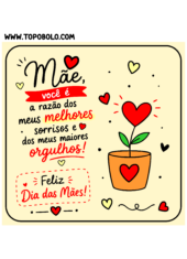 tag quadrada para o dia das mães artigos de papelaria